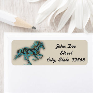 Horse Silhouette - Address Label