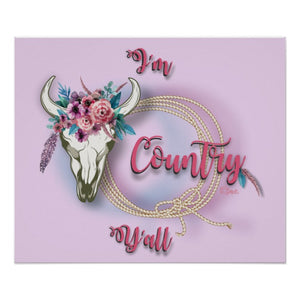 I'm Country Y'all - Poster