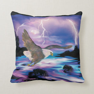 Bald Eagle -Throw Pillow