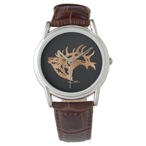 Bull Elk Silhouette - Watch