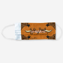 Load image into Gallery viewer, 6 Ft. Back Buckaroo, Longhorn Steer - Cloth Face Mask