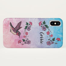 Load image into Gallery viewer, Hummingbird &amp; Flowers - Case-Mate iPhone Case