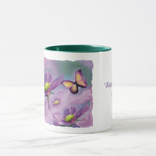 Load image into Gallery viewer, Butterfly &amp; Purple Flowers - Coffee Mug