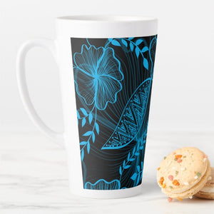 Blue Floral - Latte Mug