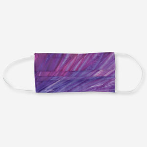 Pink And Purple Swirls - Cloth Face Mask