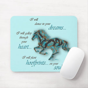 Horse Silhouette - Mouse Pad