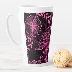 Pink Floral - Latte Mug