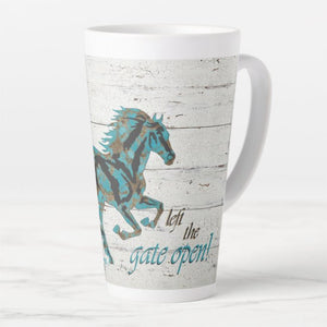 Horse Silhouette - Latte Mug