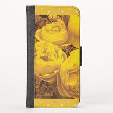 Load image into Gallery viewer, Yellow Rose - iPhone Wallet Case