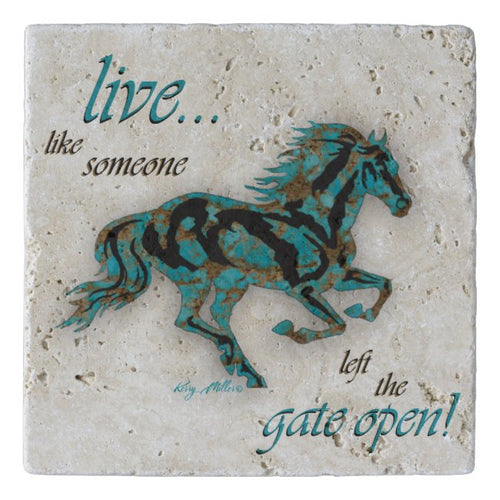 Horse Silhouette- Trivet