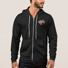 Load image into Gallery viewer, Bull Elk Silhouette  - Full Zip Hoodie Sweatshirt