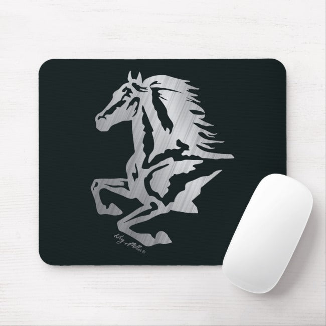 Horse Silhouette - Mouse Pad