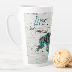 Horse Silhouette - Latte Mug