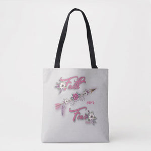 Faith Over Fear - Tote Bag