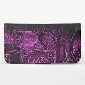 Purple Floral - iPhone Wallet Case