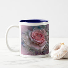 Load image into Gallery viewer, Pink Rose - Two-Tone Coffee Mug