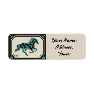 Horse Silhouette - Address Label