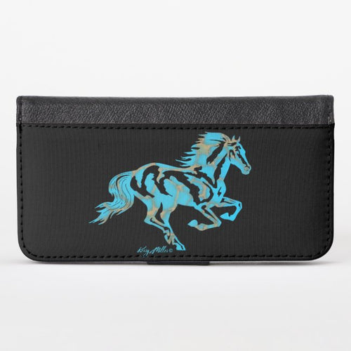 Horse Silhouette - iPhone Wallet Case