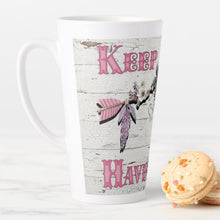 Load image into Gallery viewer, Keep Calm Have Faith - Latte Mug