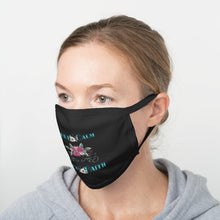 Load image into Gallery viewer, Keep Calm Have Faith - Black Cotton Face Mask