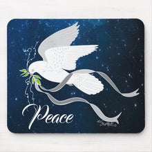 Load image into Gallery viewer, White Dove - Mouse Pad