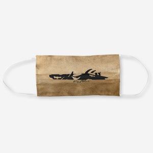 Bull Elk Silhouette - Cloth Face Mask