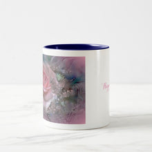 Load image into Gallery viewer, Pink Rose - Two-Tone Coffee Mug