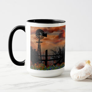 Windmill & Moon - Coffee Mug