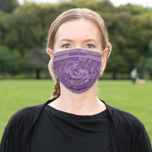 Purple Rose - Cloth Face Mask