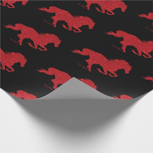 Horse Silhouette - Wrapping Paper