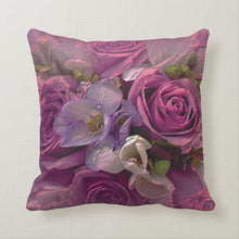 Load image into Gallery viewer, Pink Rose - Throw Pillow