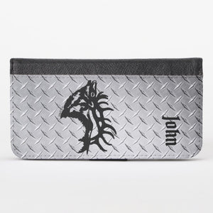 Bull Elk Silhouette - iPhone Wallet Case