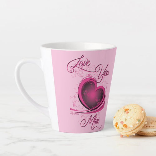 Love You More - Latte Mug