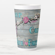 Load image into Gallery viewer, Keep Calm Have Faith - Latte Mug