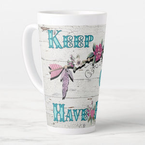 Keep Calm Have Faith - Latte Mug