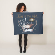 Load image into Gallery viewer, King Of The Wild~Bull Elk - Fleece Blanket