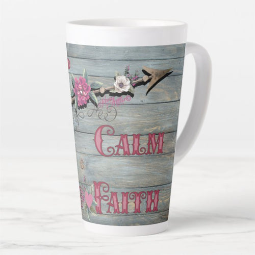 Keep Calm Have Faith - Latte Mug