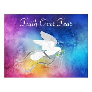 Faith Over Fear Postcard