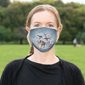 Bunny & Snow Birds - Cloth Face Mask