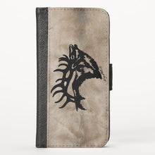 Load image into Gallery viewer, Bull Elk Silhouette - iPhone Wallet Case