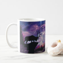 Load image into Gallery viewer, Bull Elk In Lightning Storm - Coffee Mug