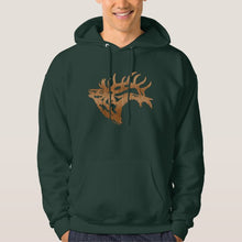 Load image into Gallery viewer, Bull Elk Silhouette - Hoodie Sweatshirt