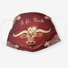 Load image into Gallery viewer, 6 Ft. Back Buckaroo! - Cloth Face Mask