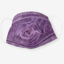 Load image into Gallery viewer, Purple Rose - Cloth Face Mask