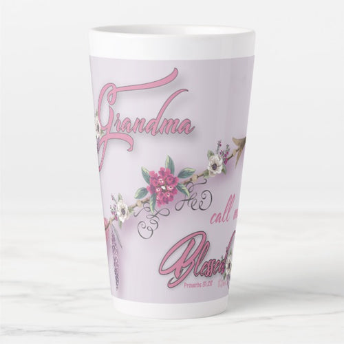 Grandma Call Me Blessed - Latte Mug
