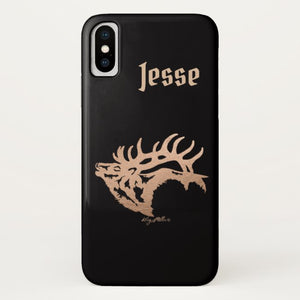 Bull Elk Silhouette - Case-Mate Phone Case