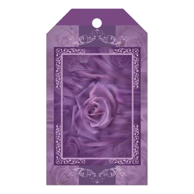 Purple Rose - Gift Tag