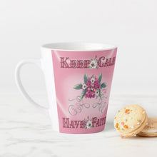 Load image into Gallery viewer, Keep Calm Have Faith - Latte Mug