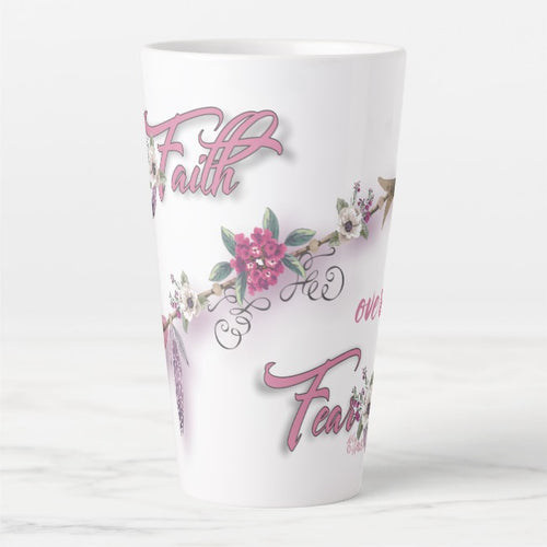 Faith Over Fear - Latte Mug