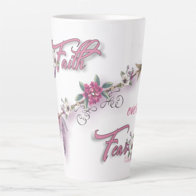Faith Over Fear - Latte Mug